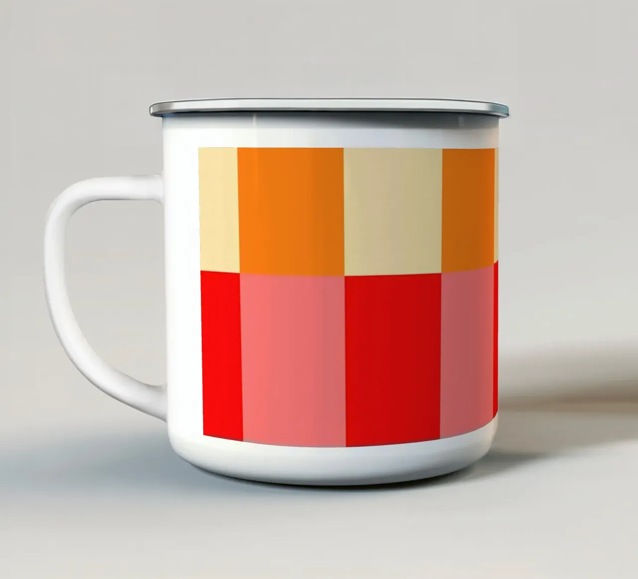 Block vibrant stripes No2 tazza in smalto da TijanaArtStudio88