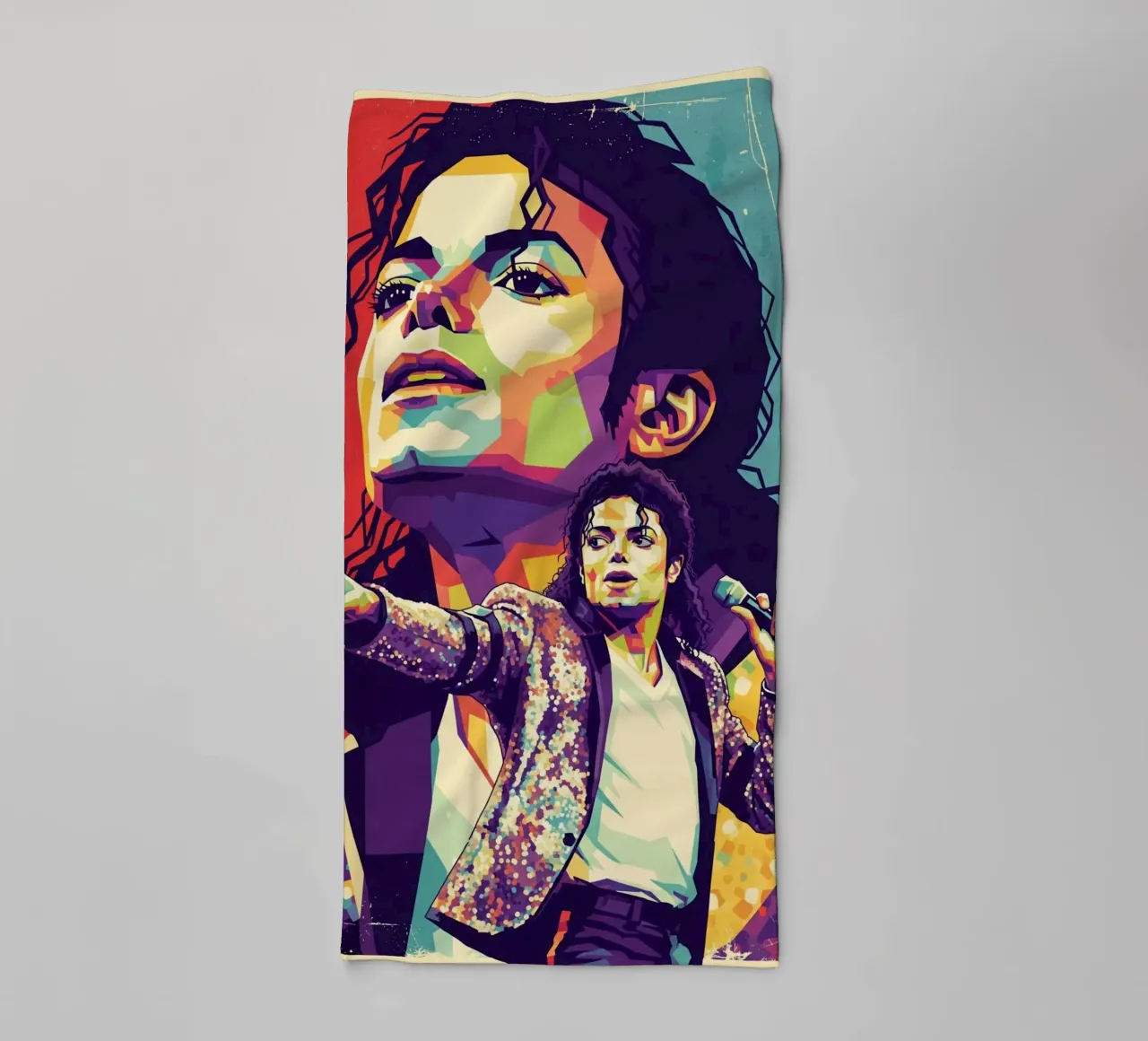 Michael Jackson in memory towel by Hantamrata