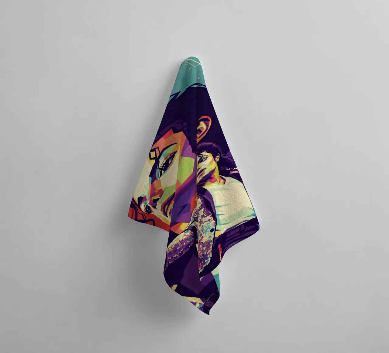 Michael Jackson in memory towel by Hantamrata