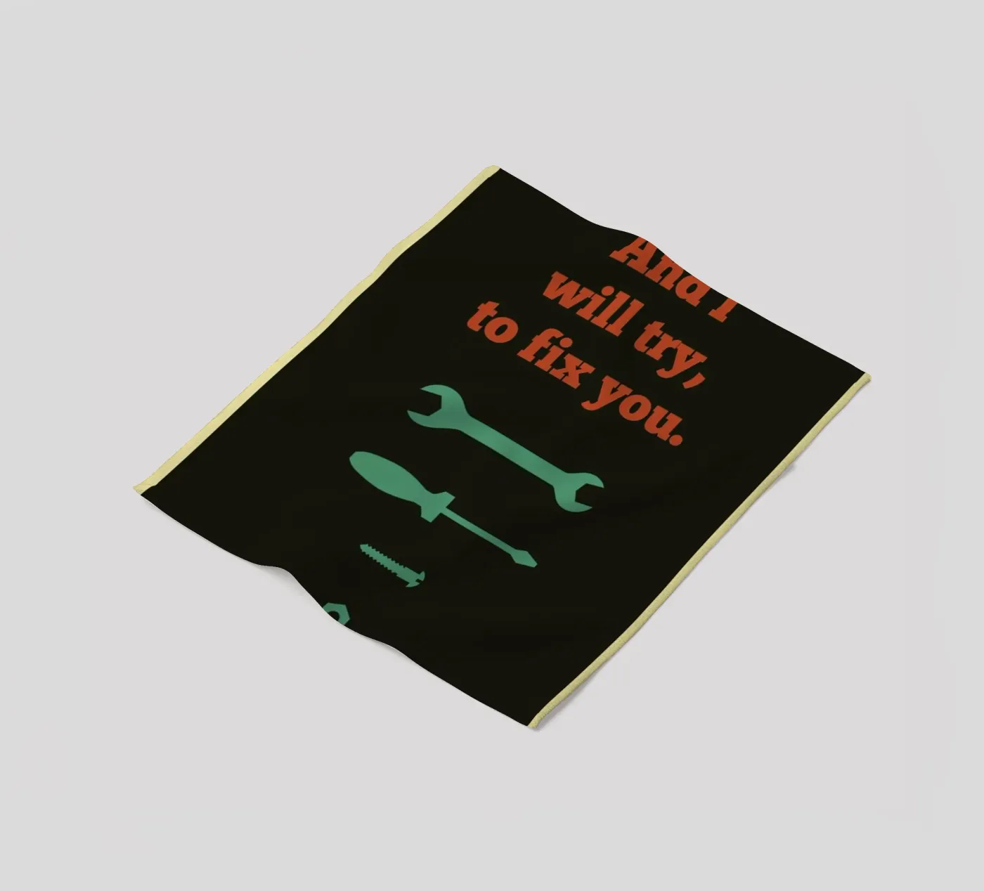 Fix You Fleecedecke von Rahma Projekt