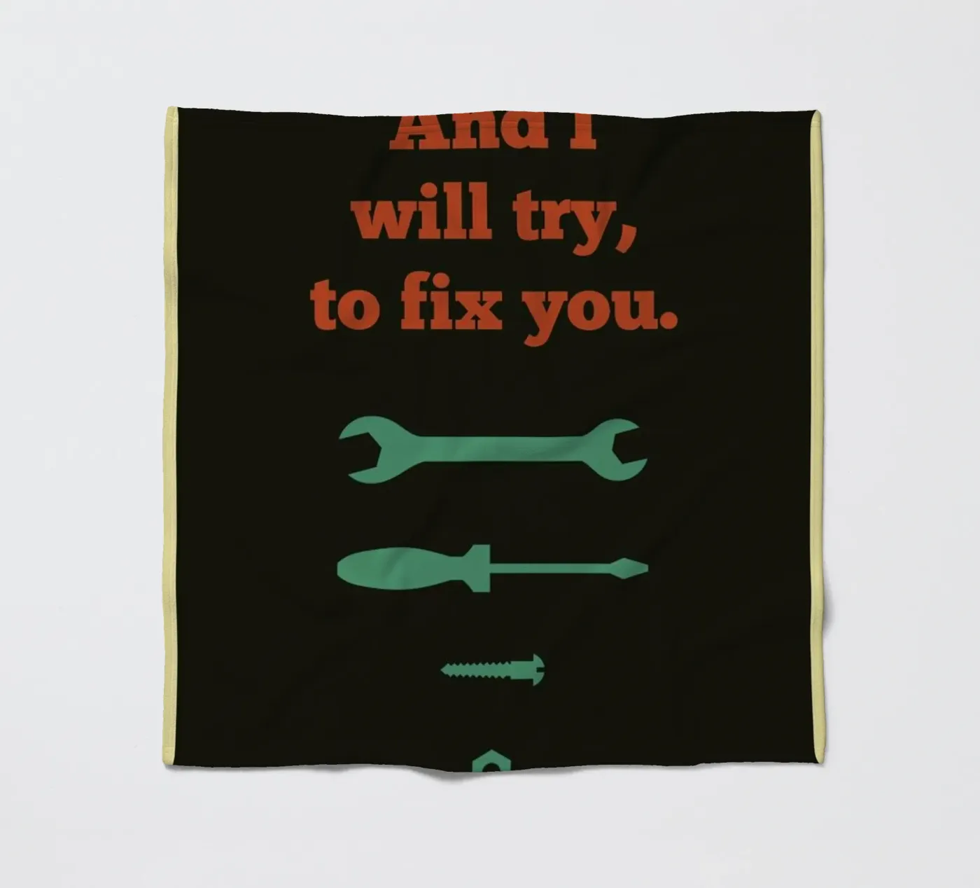 Fix You Fleecedecke von Rahma Projekt