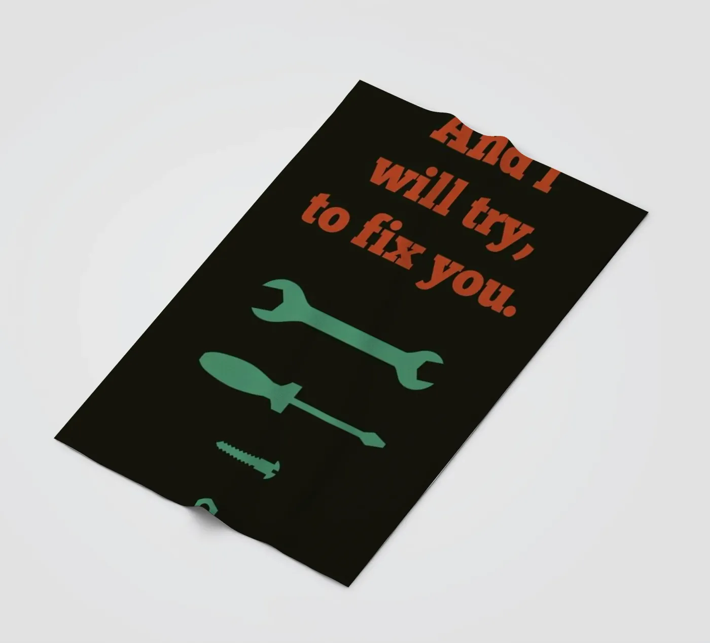 Fix You Fleecedecke von Rahma Projekt