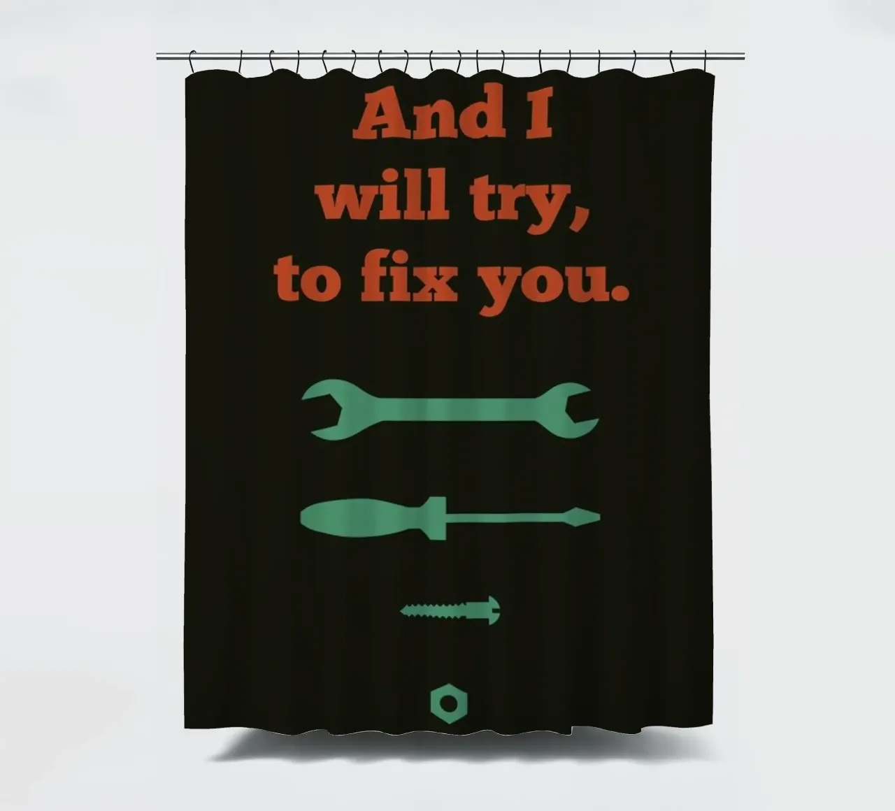 Fix You tenda da doccia da Rahma Projekt
