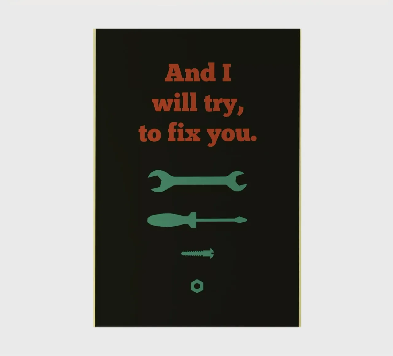 Fix You diario da Rahma Projekt