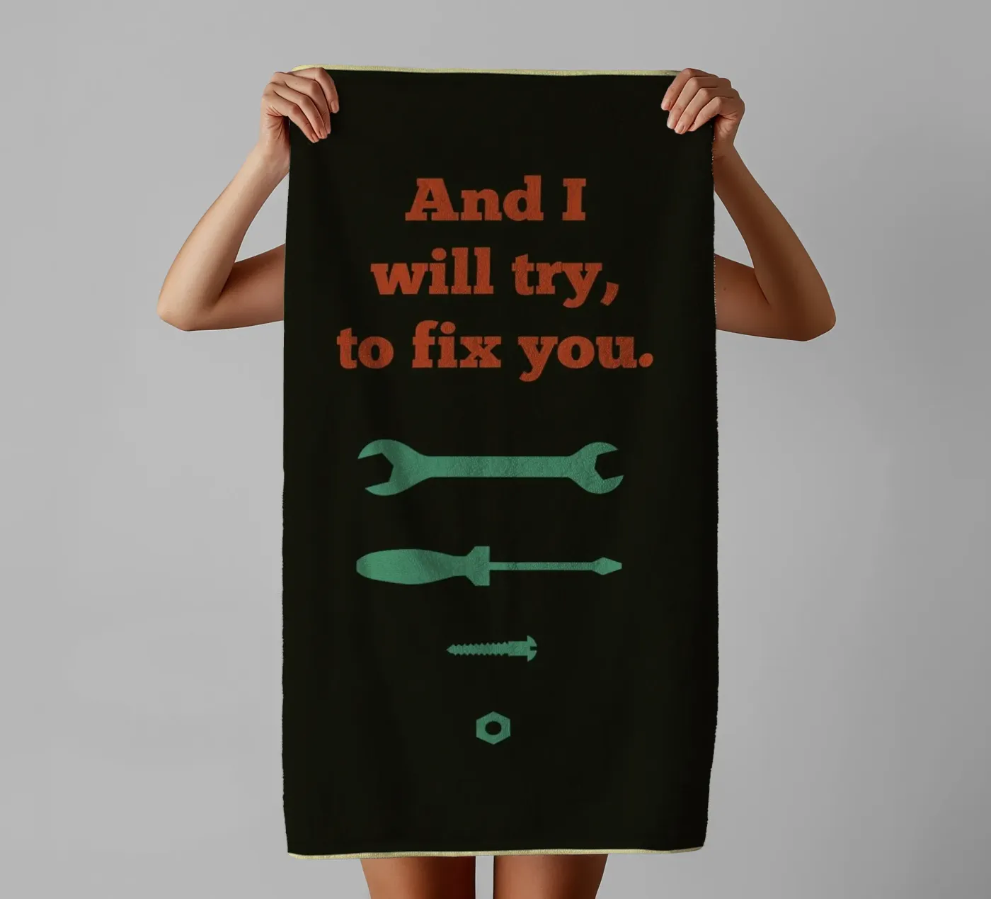 Fix You badhanddoek van Rahma Projekt