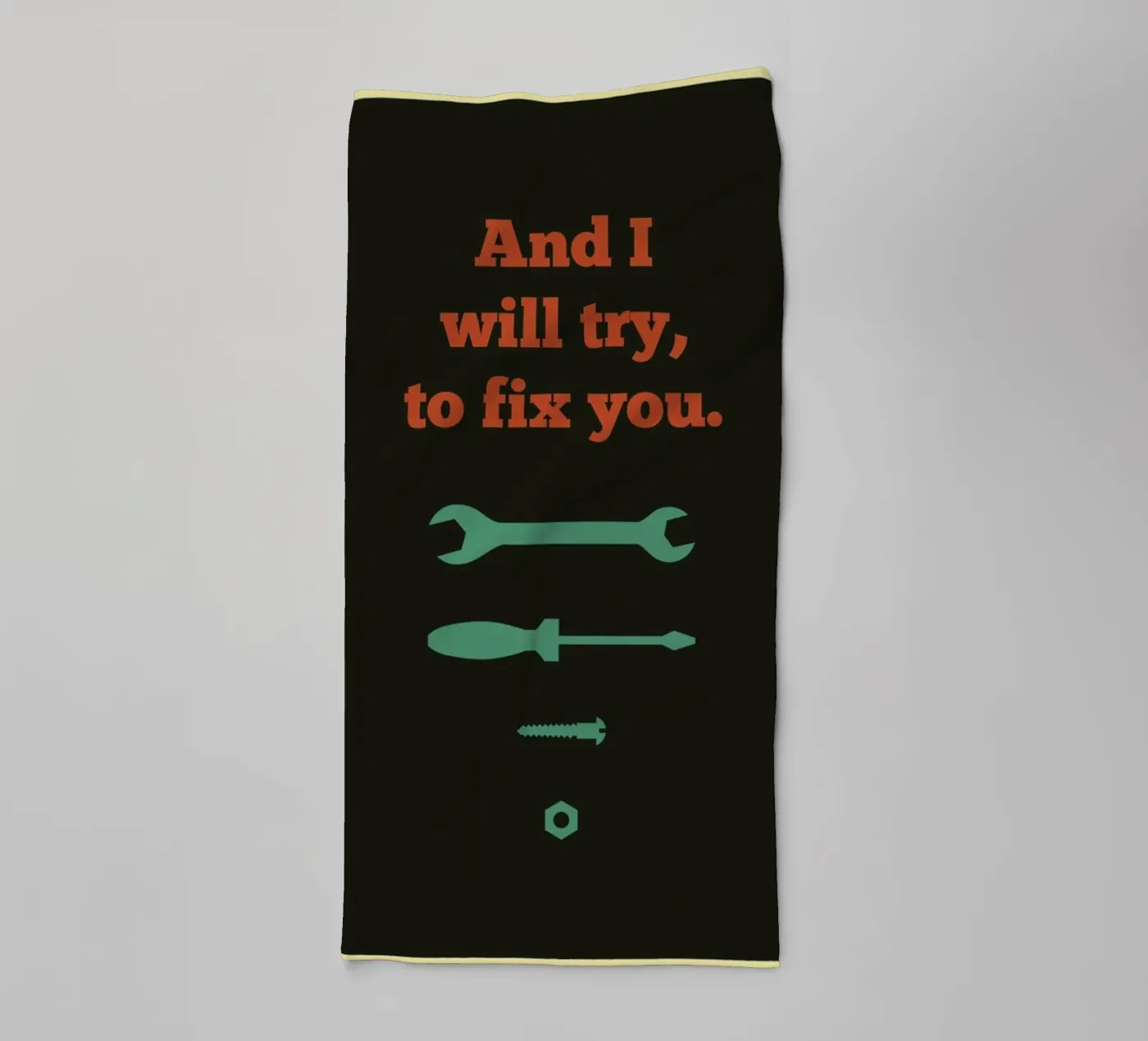 Fix You badhanddoek van Rahma Projekt