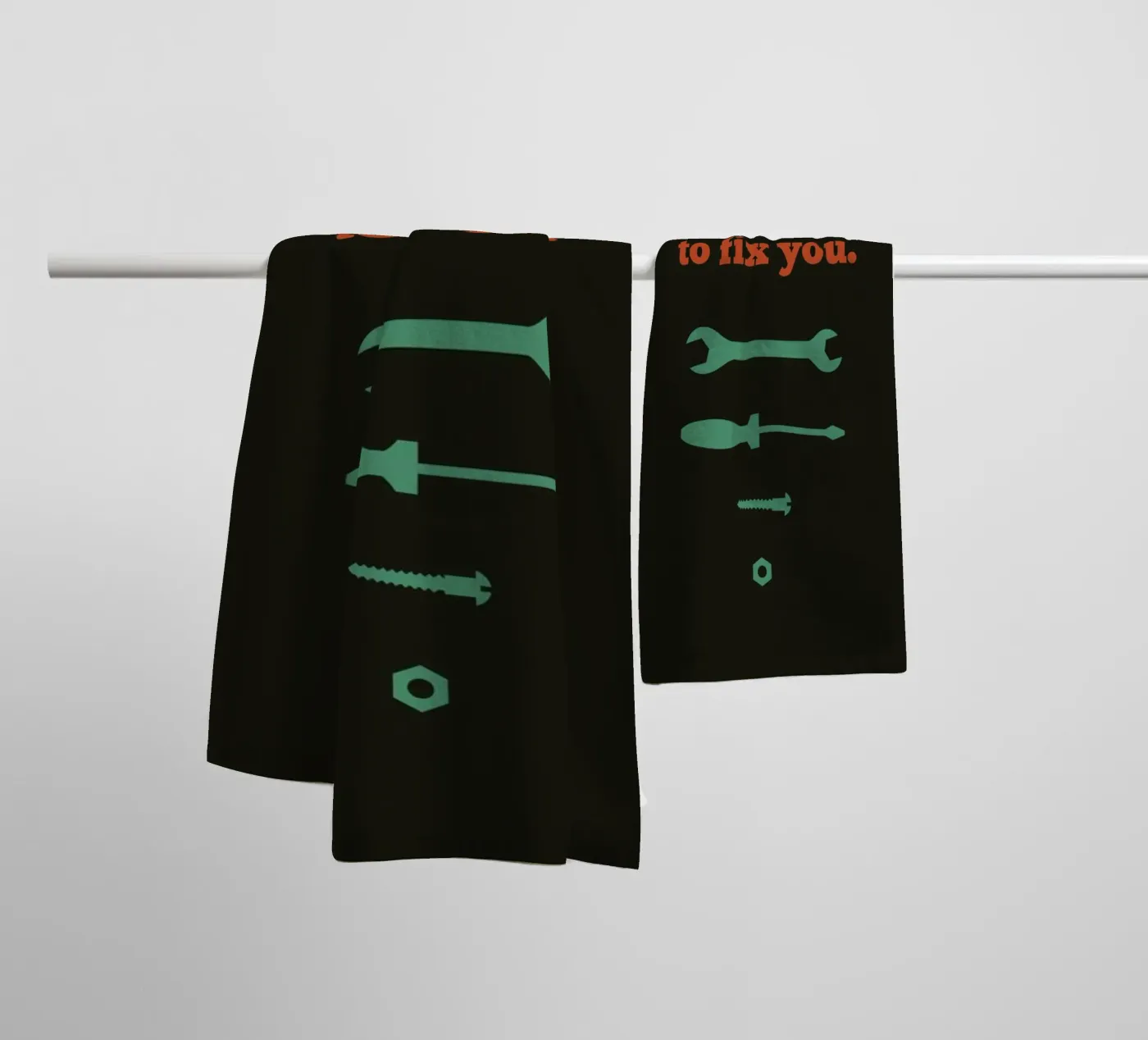 Fix You towel by Rahma Projekt