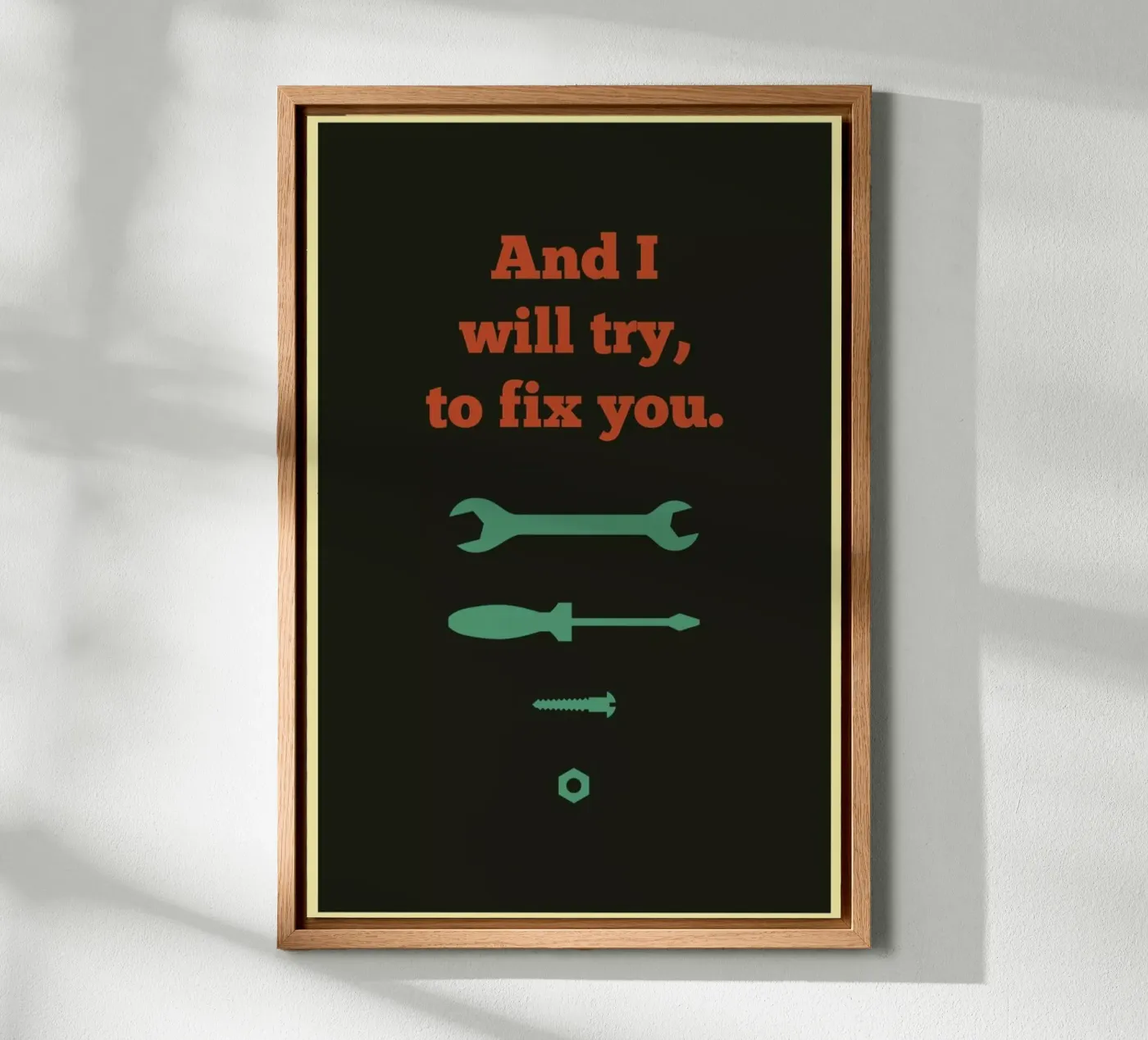 Fix You canvas by Rahma Projekt