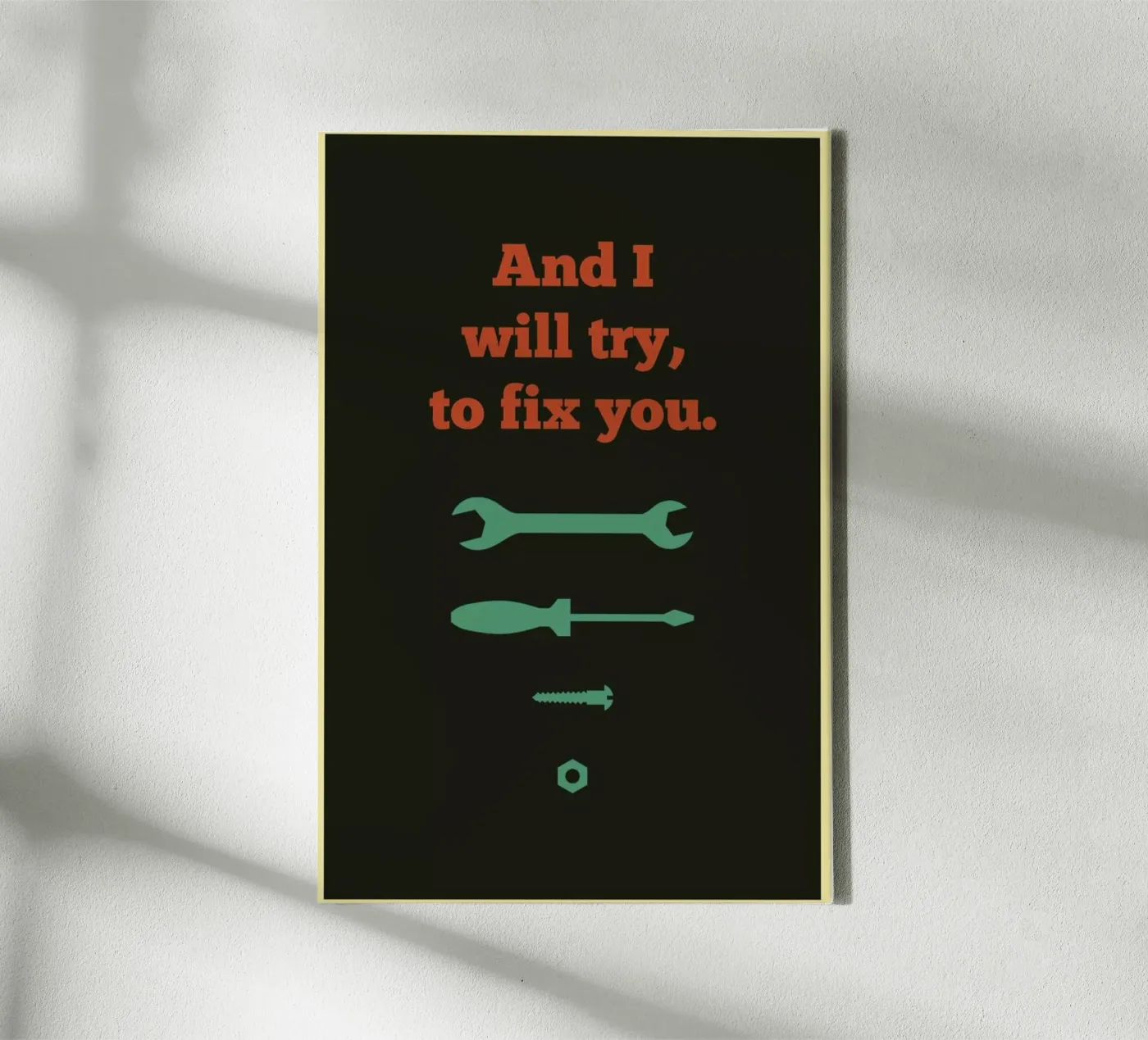 Fix You canvas by Rahma Projekt