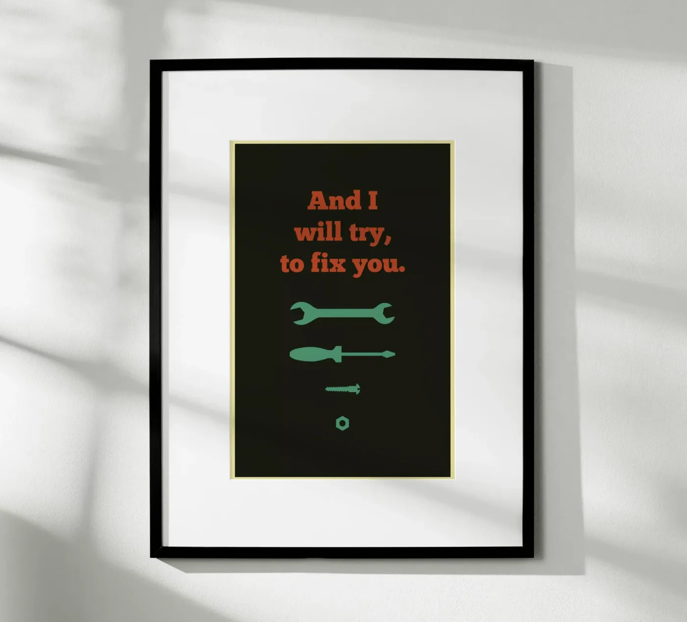 Fix You poster by Rahma Projekt