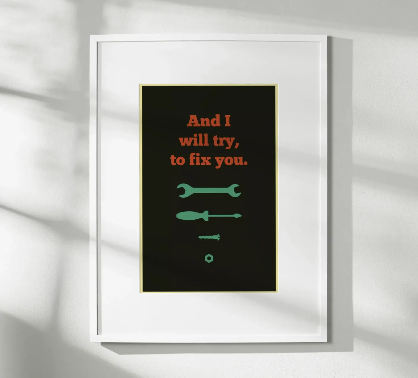 Fix You poster by Rahma Projekt