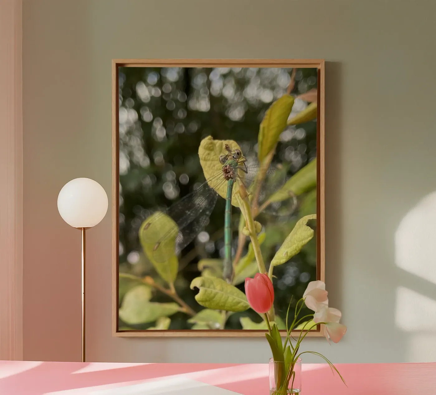 Zomer libellen canvas van MiniClic