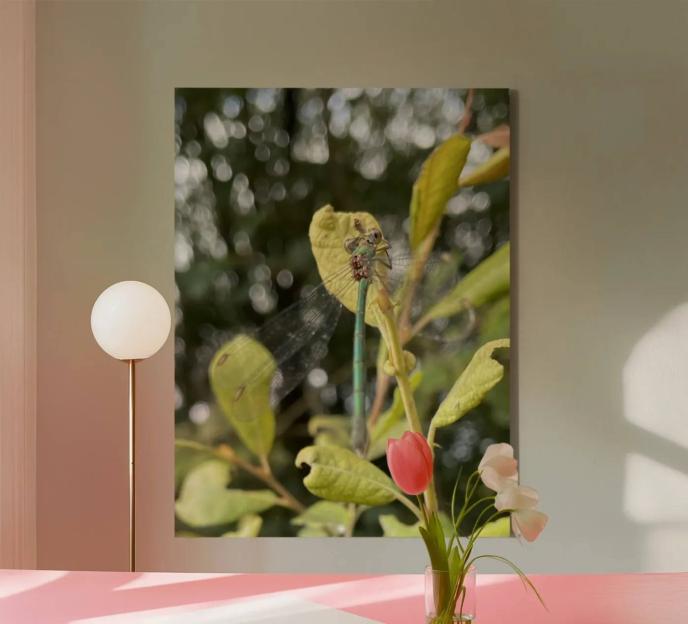 Zomer libellen canvas van MiniClic