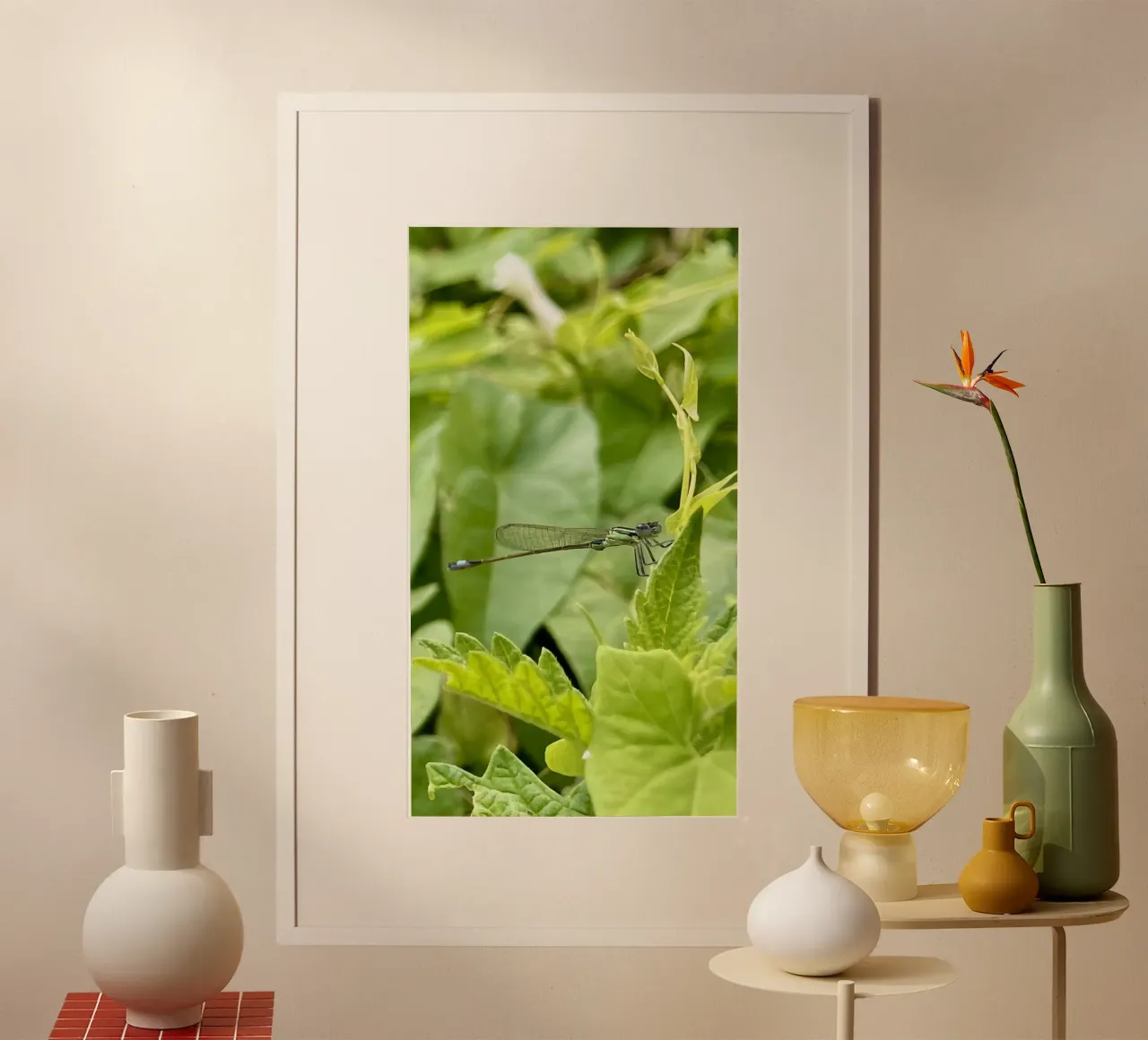Uno scorcio di libellula estiva poster da MiniClic