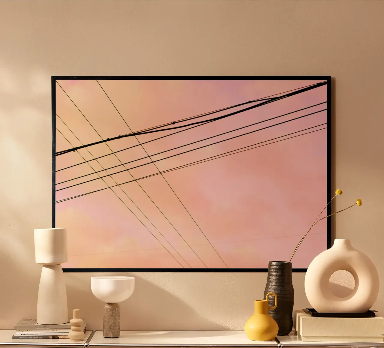 Crocevia poster con telaio in alluminio da Tal Paz-Fridman