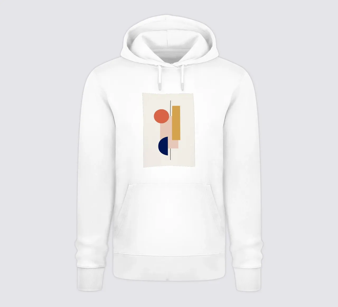 shape line in colorful felpa con cappuccio da comura
