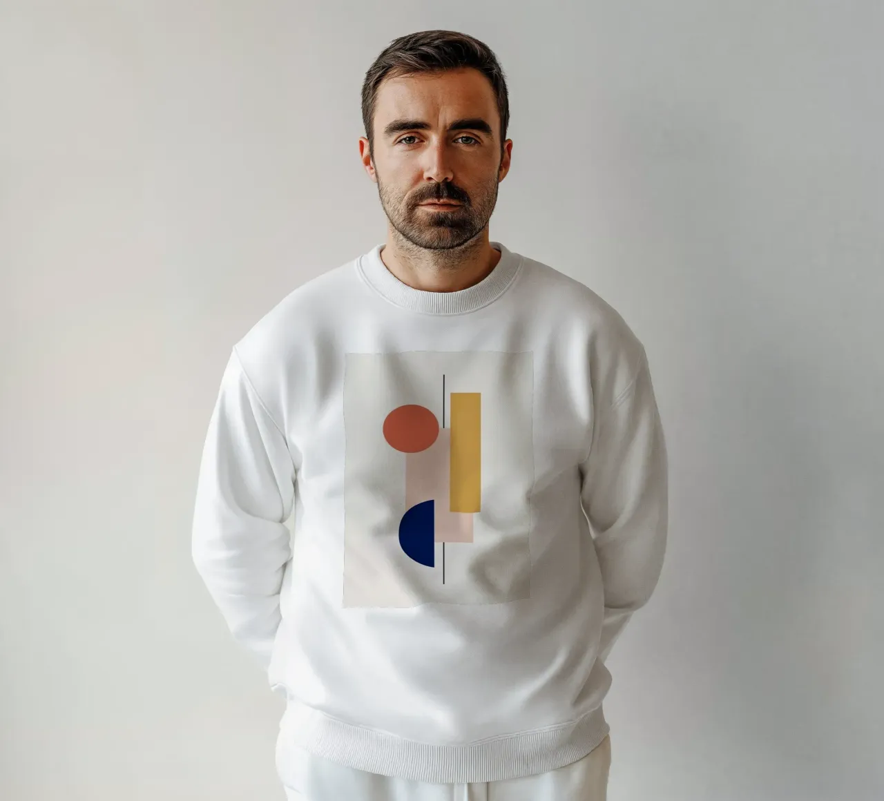 shape line in colorful felpa da comura
