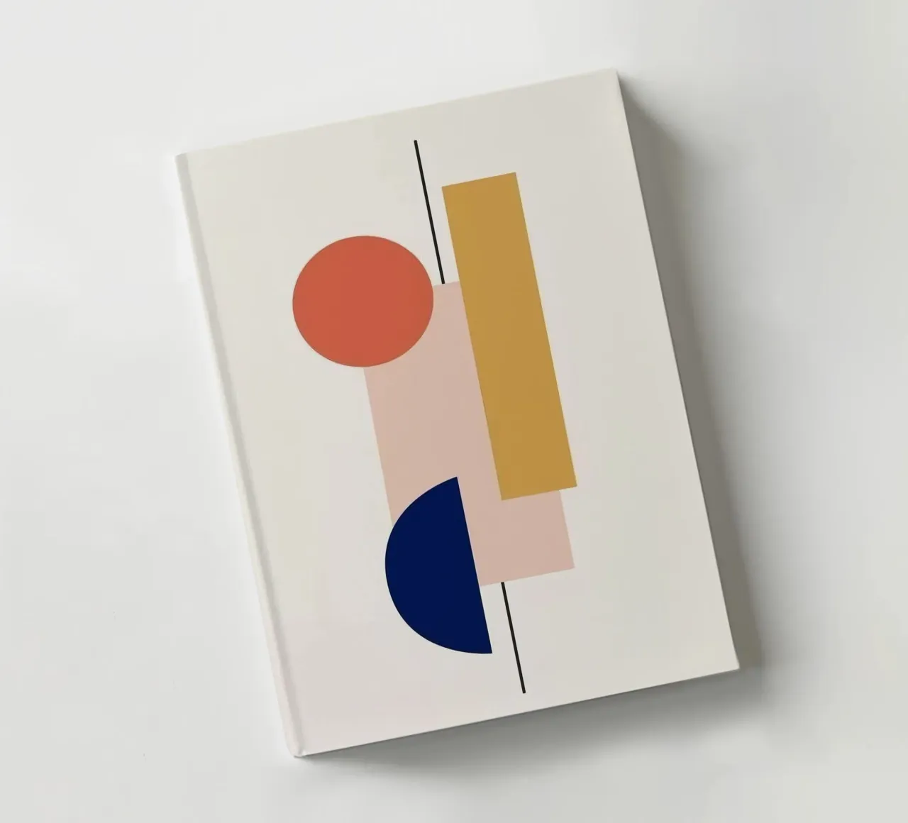 shape line in colorful notebook by comura