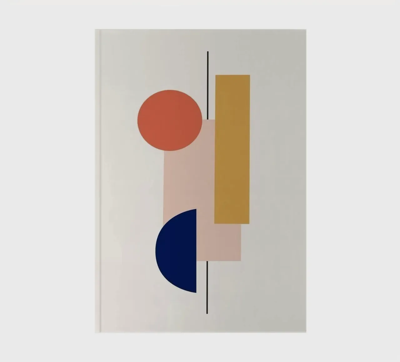 shape line in colorful notebook by comura