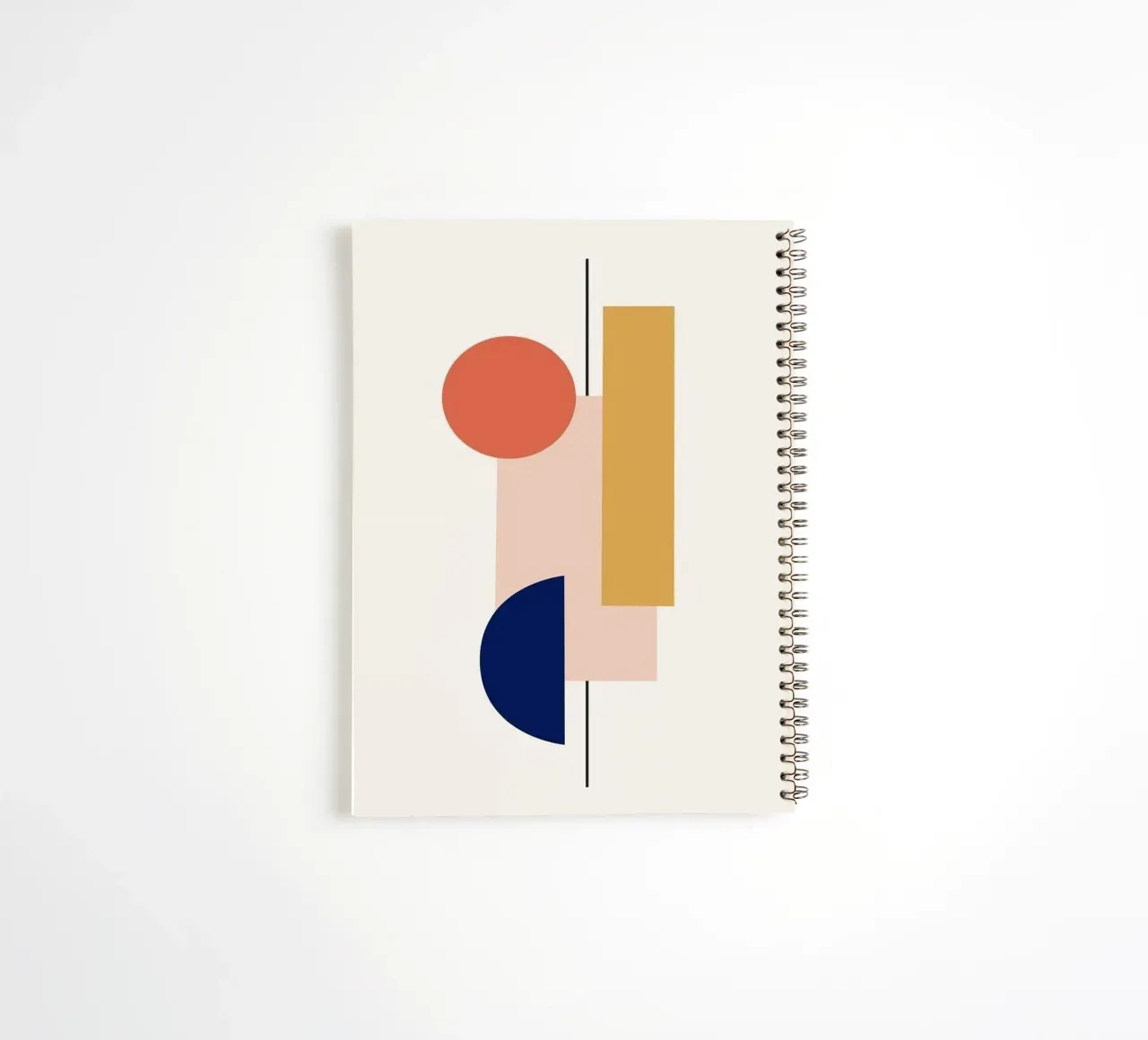 shape line in colorful diario ad anelli da comura