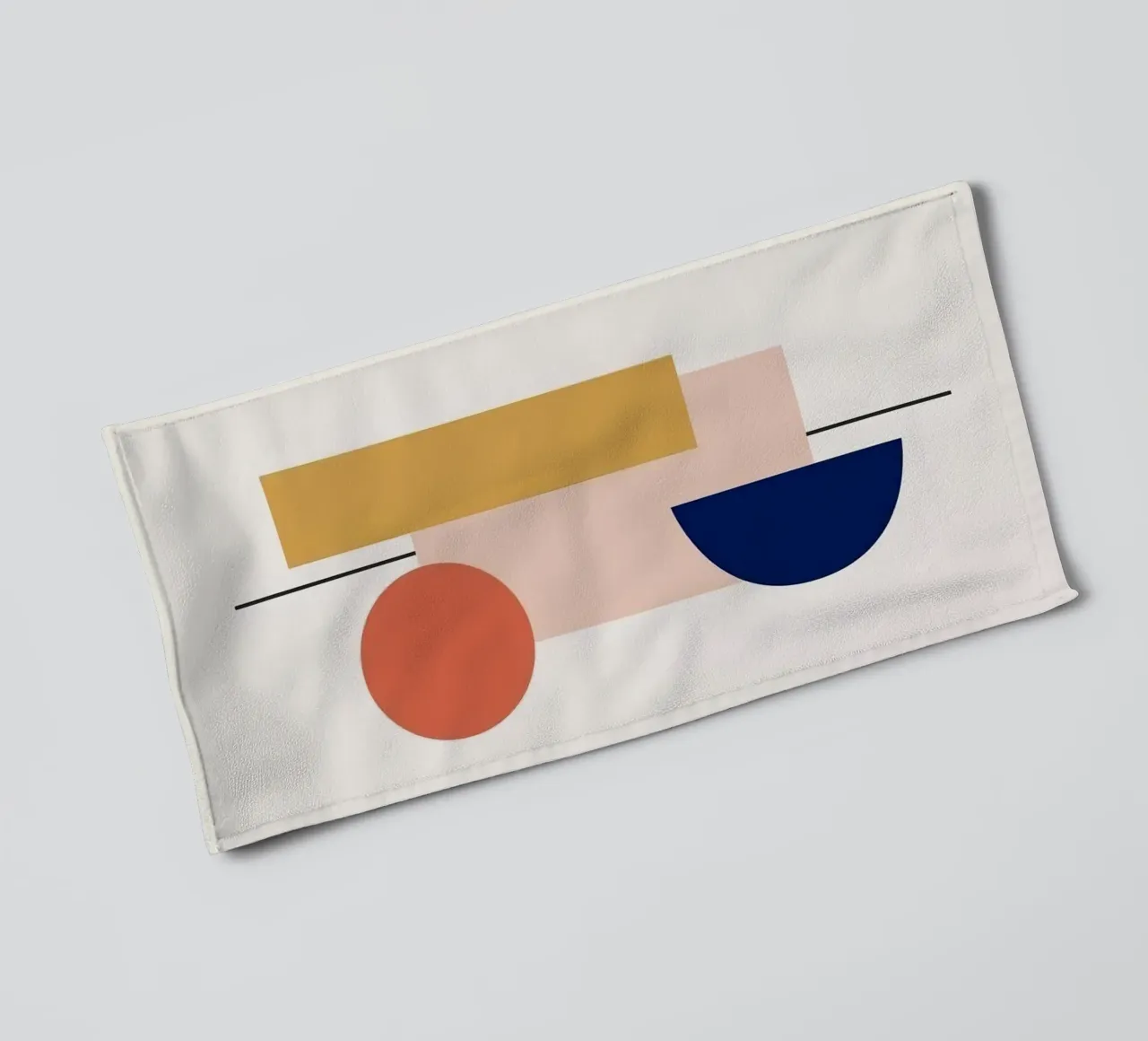 shape line in colorful asciugamano da bagno da comura