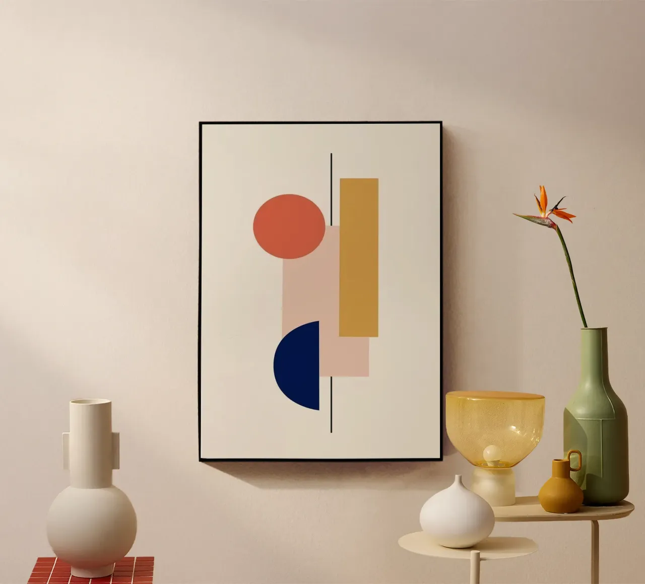 shape line in colorful plexiglass da comura