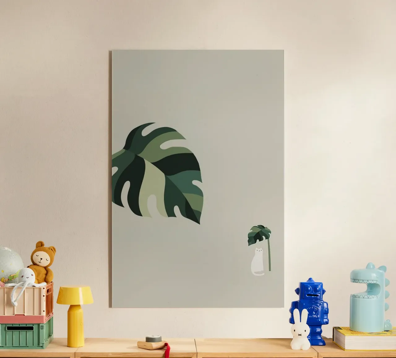 leaf and cat plexiglass da comura