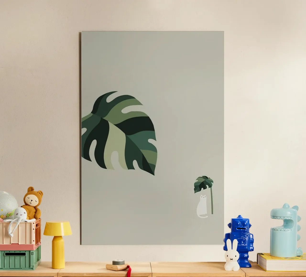 leaf and cat alluminio dibond da comura
