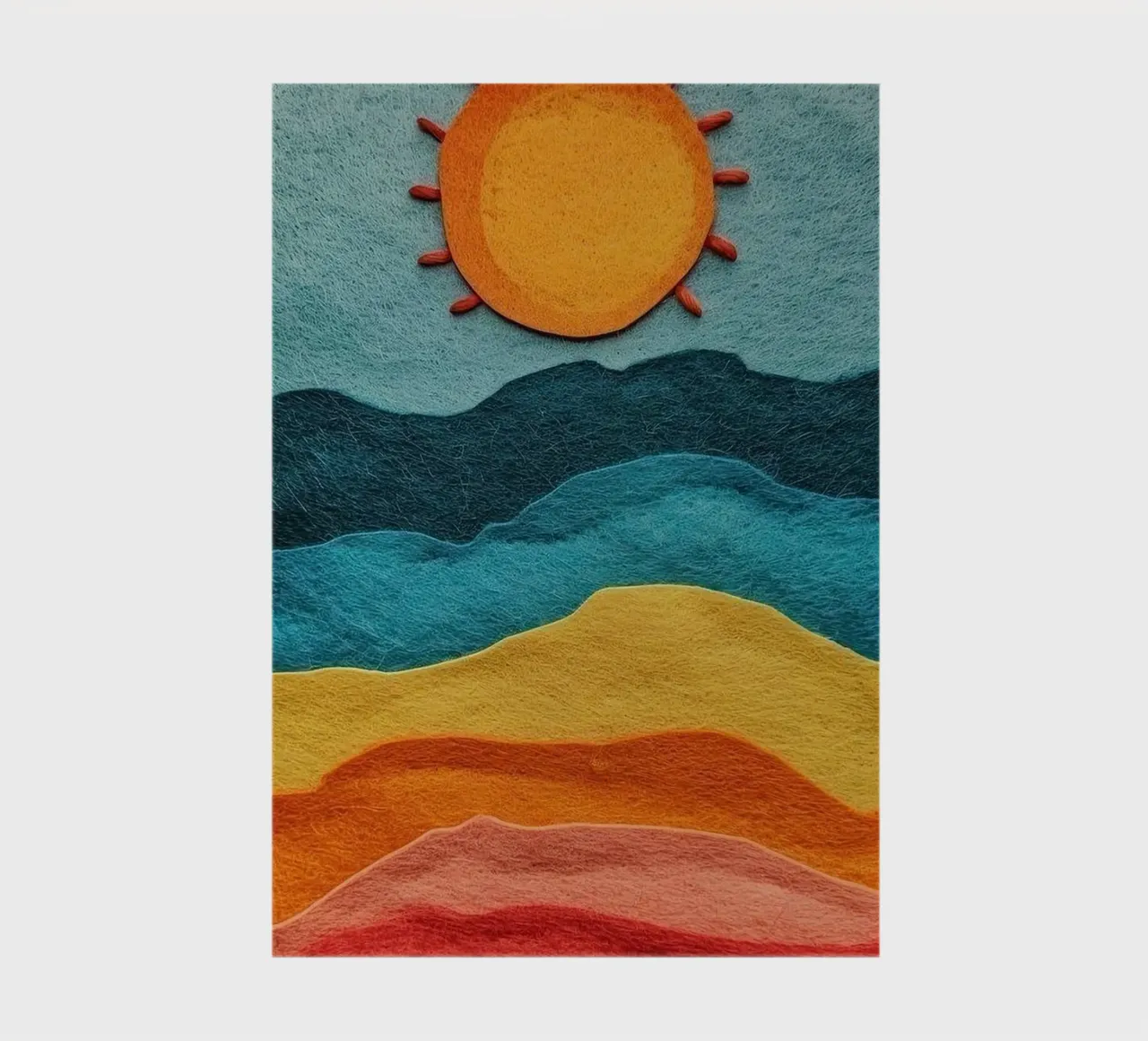 sun and color gradient notebook by comura