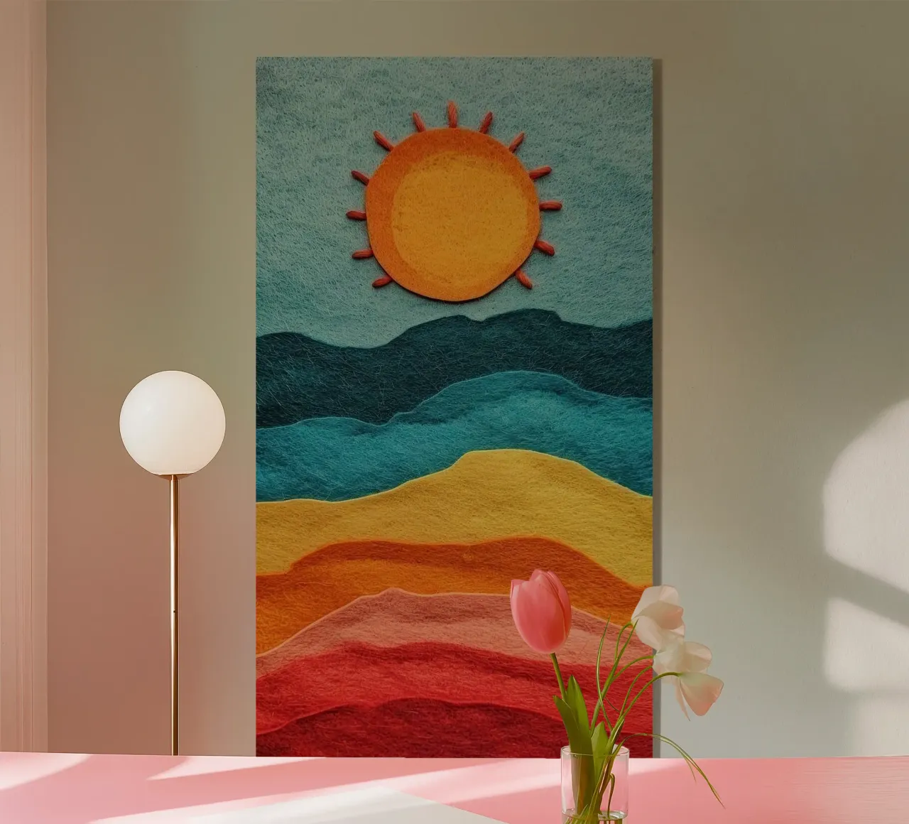 sun and color gradient metacrilato de comura