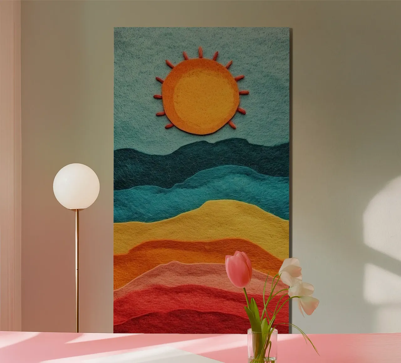 sun and color gradient pannello forex da comura