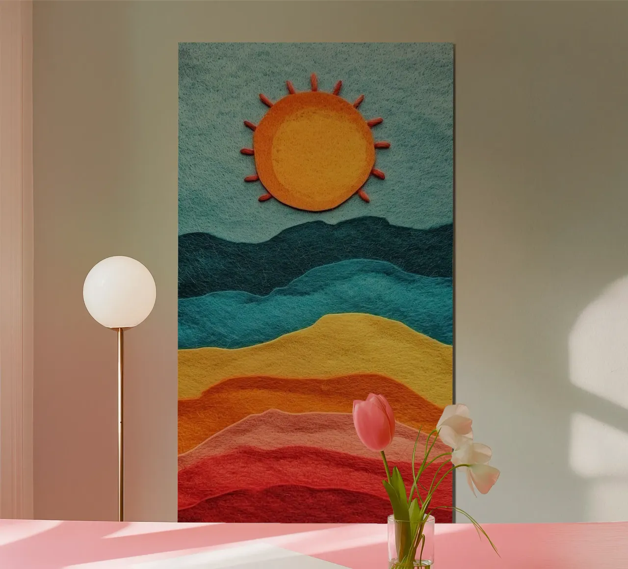 sun and color gradient poster da comura