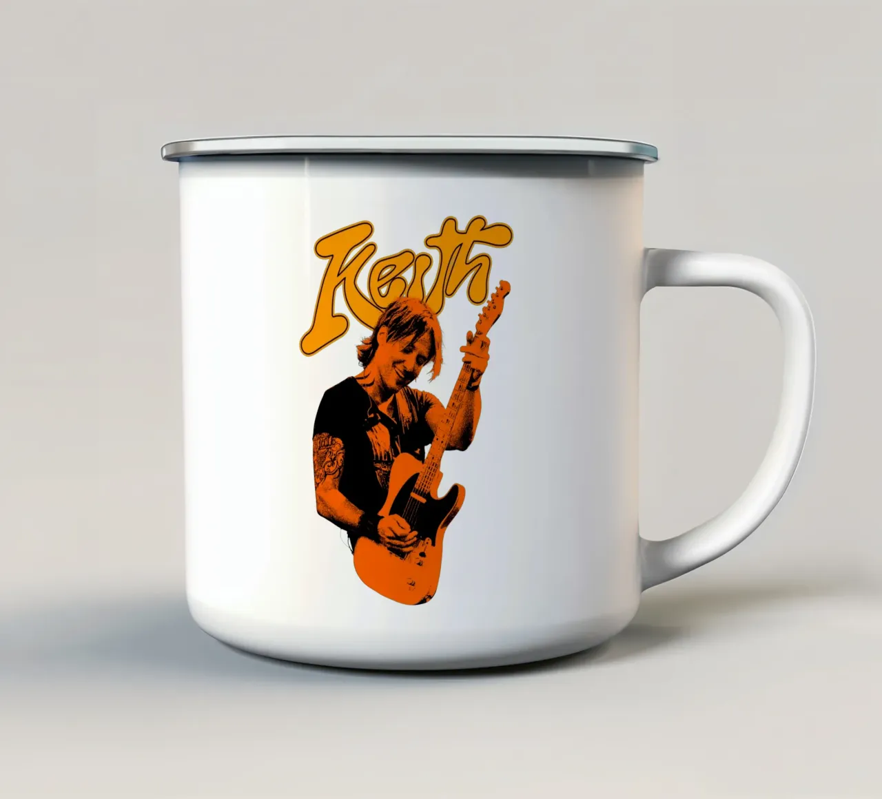 Keith Urban Rock Band tazza in smalto da grass.studio_