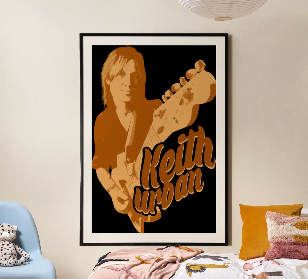 Keith Urban Paese Pop poster da grass.studio_