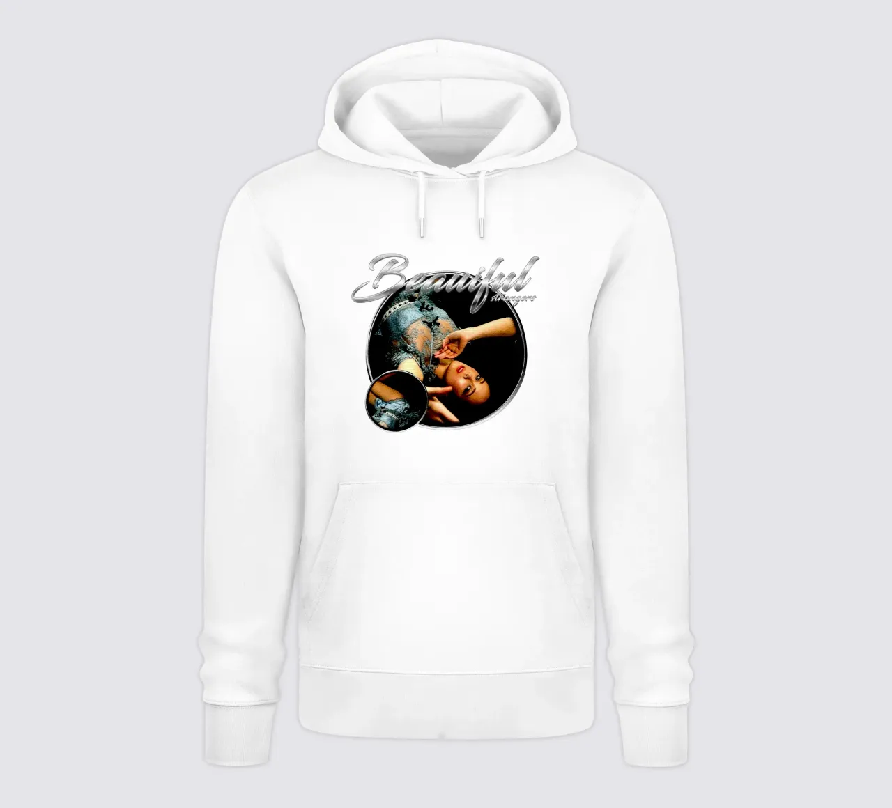 influenzato dal pop Laufey felpa con cappuccio da igoshdesigns