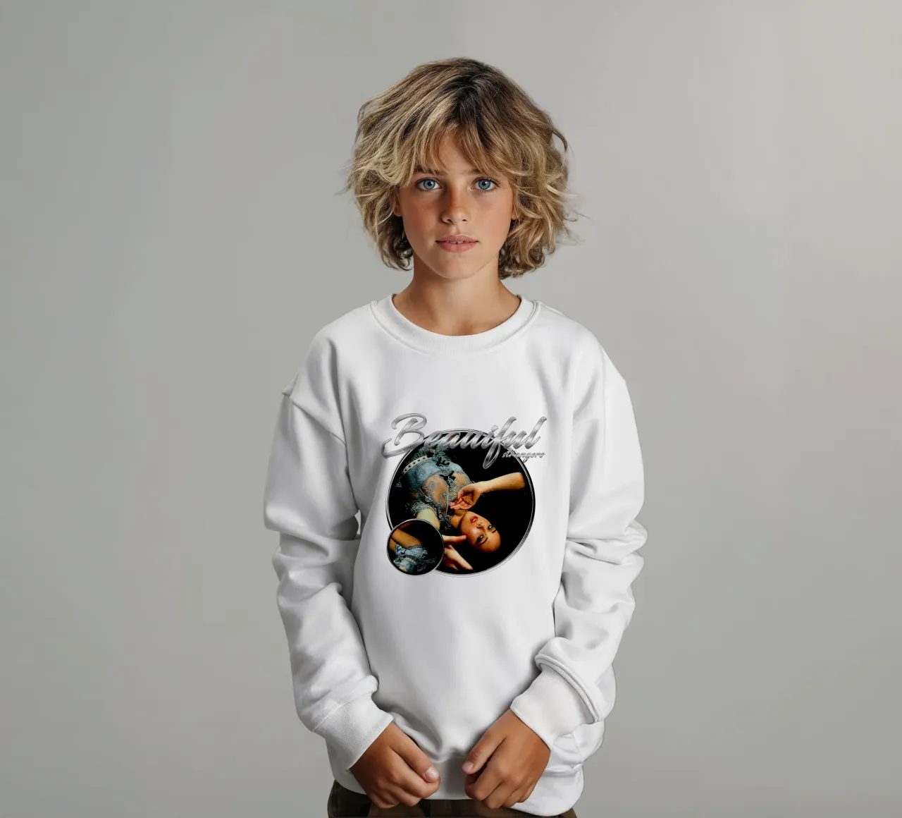influenzato dal pop Laufey felpa bambino da igoshdesigns