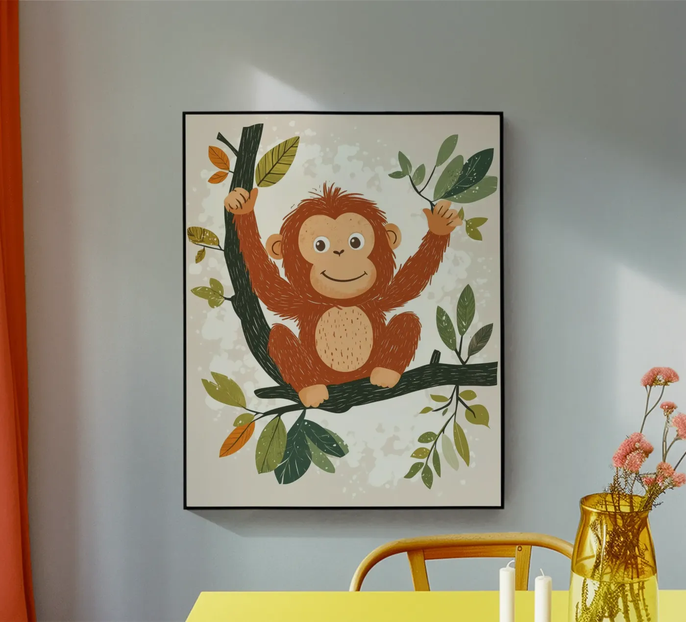 Whimsical Orangutan plexiglass da Happy Littles