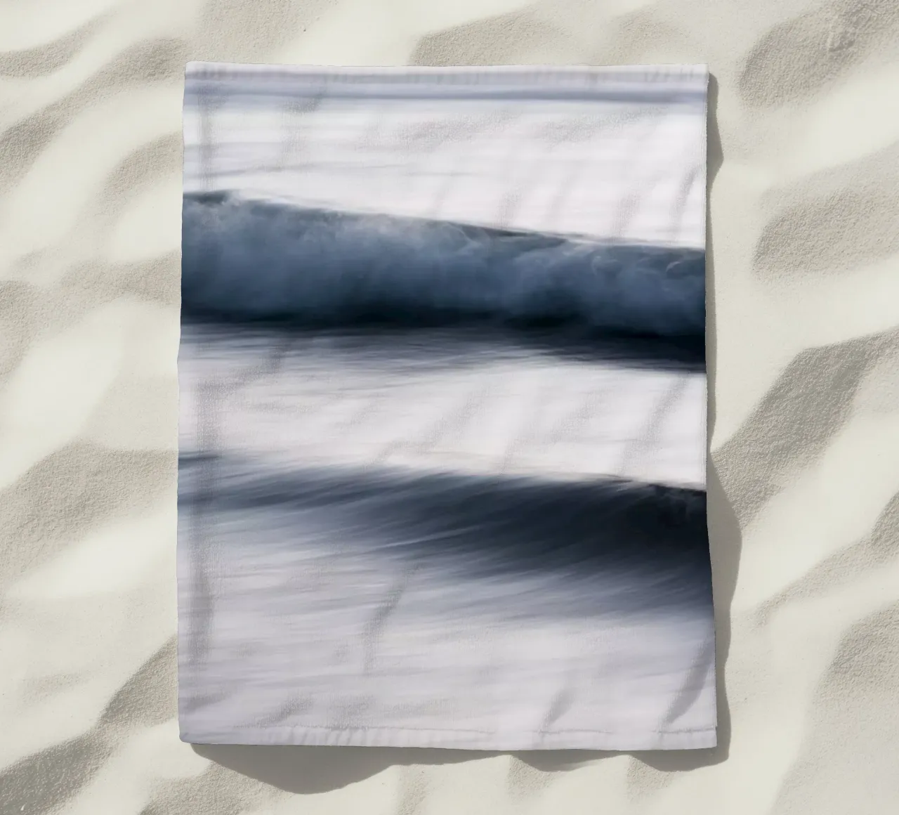 The Uniqueness of Waves XIII beach towel by Tal Paz-Fridman