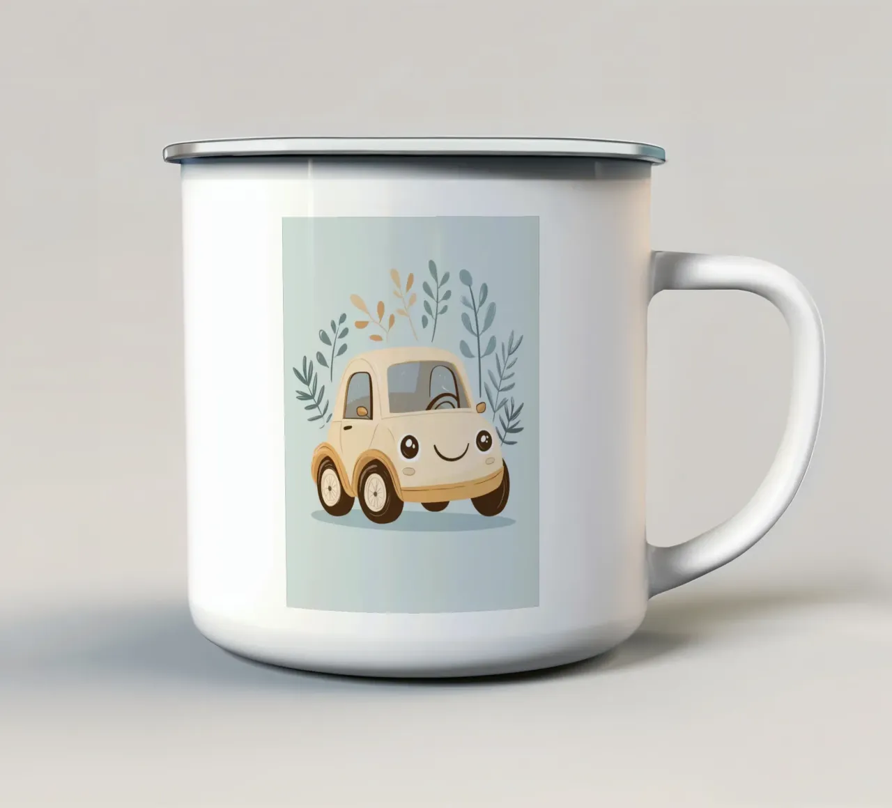 Auto stravagante tazza in smalto da Happy Littles