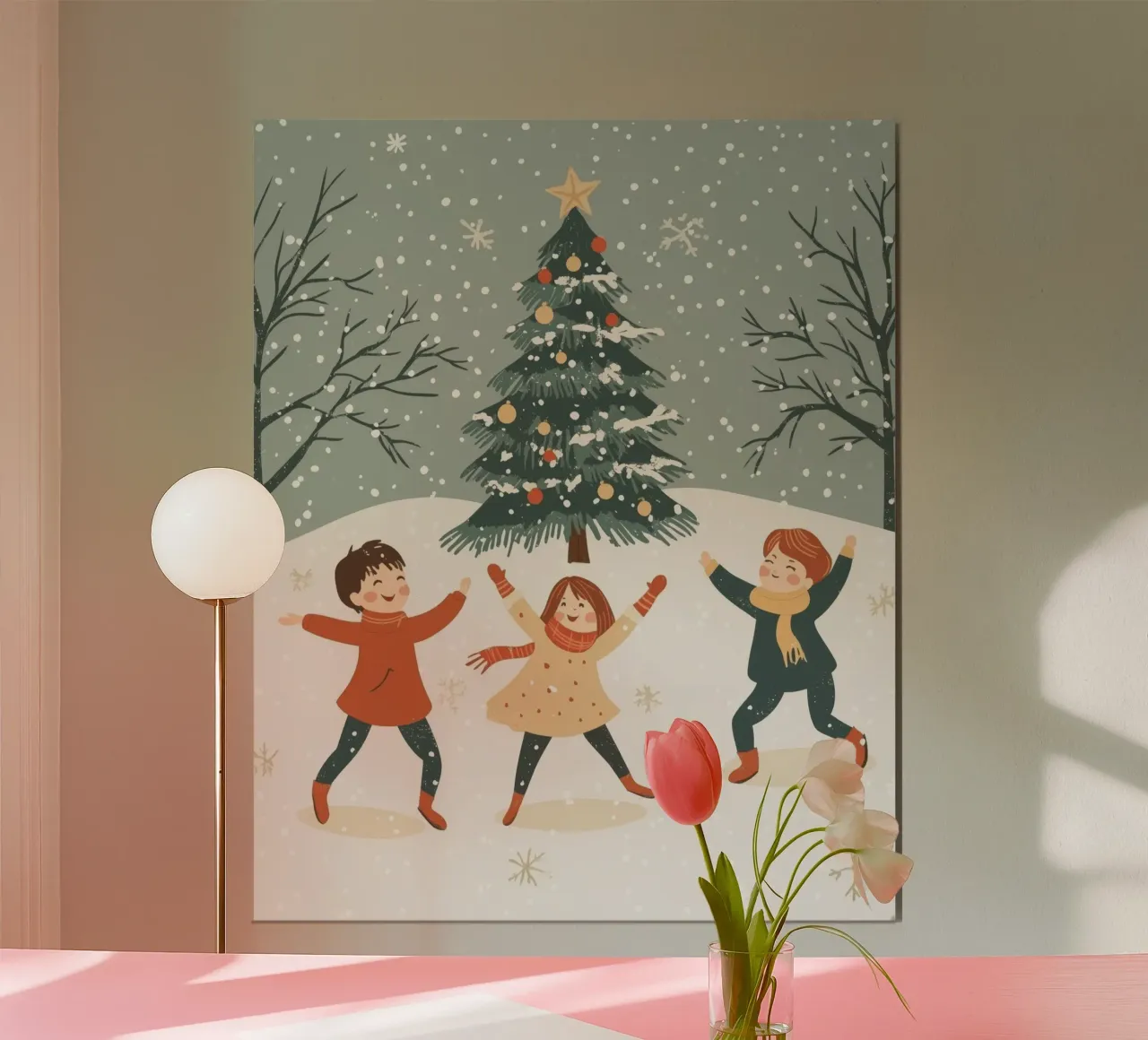 Albero di Natale stravagante poster da Happy Littles