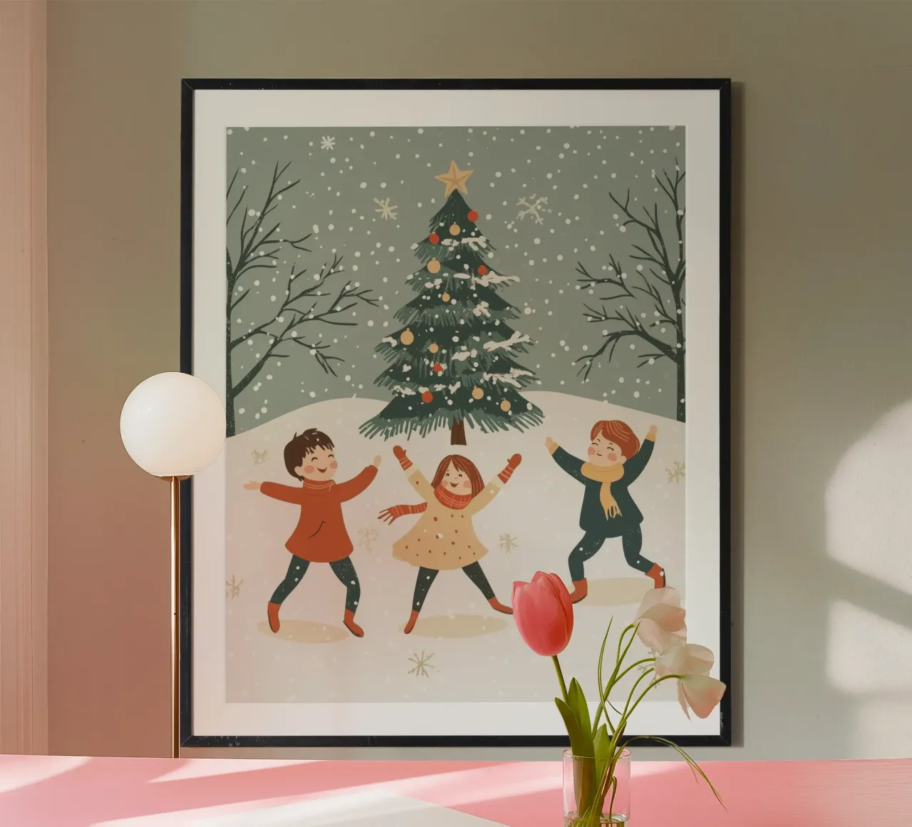 Albero di Natale stravagante poster da Happy Littles
