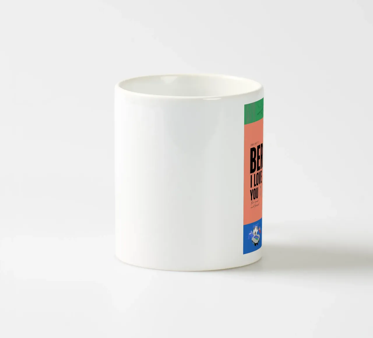 Berlin bunt tazza in ceramica da DLart