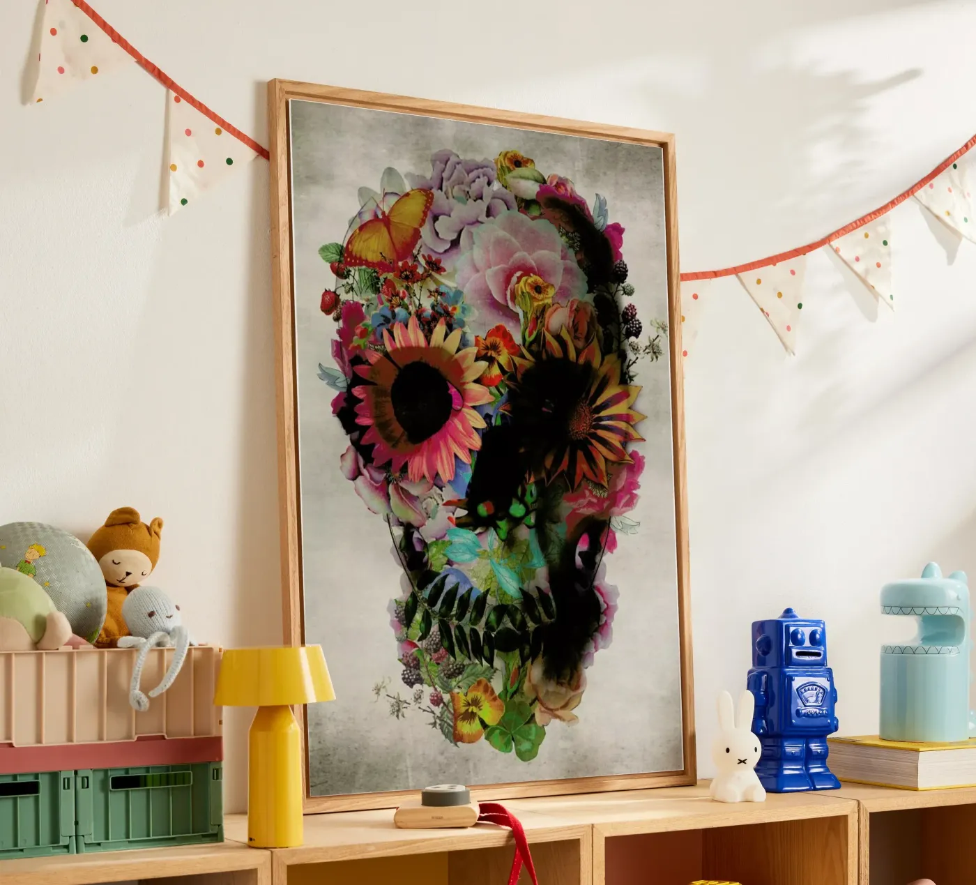 Skull II acrylic glass by Ali Gulec
