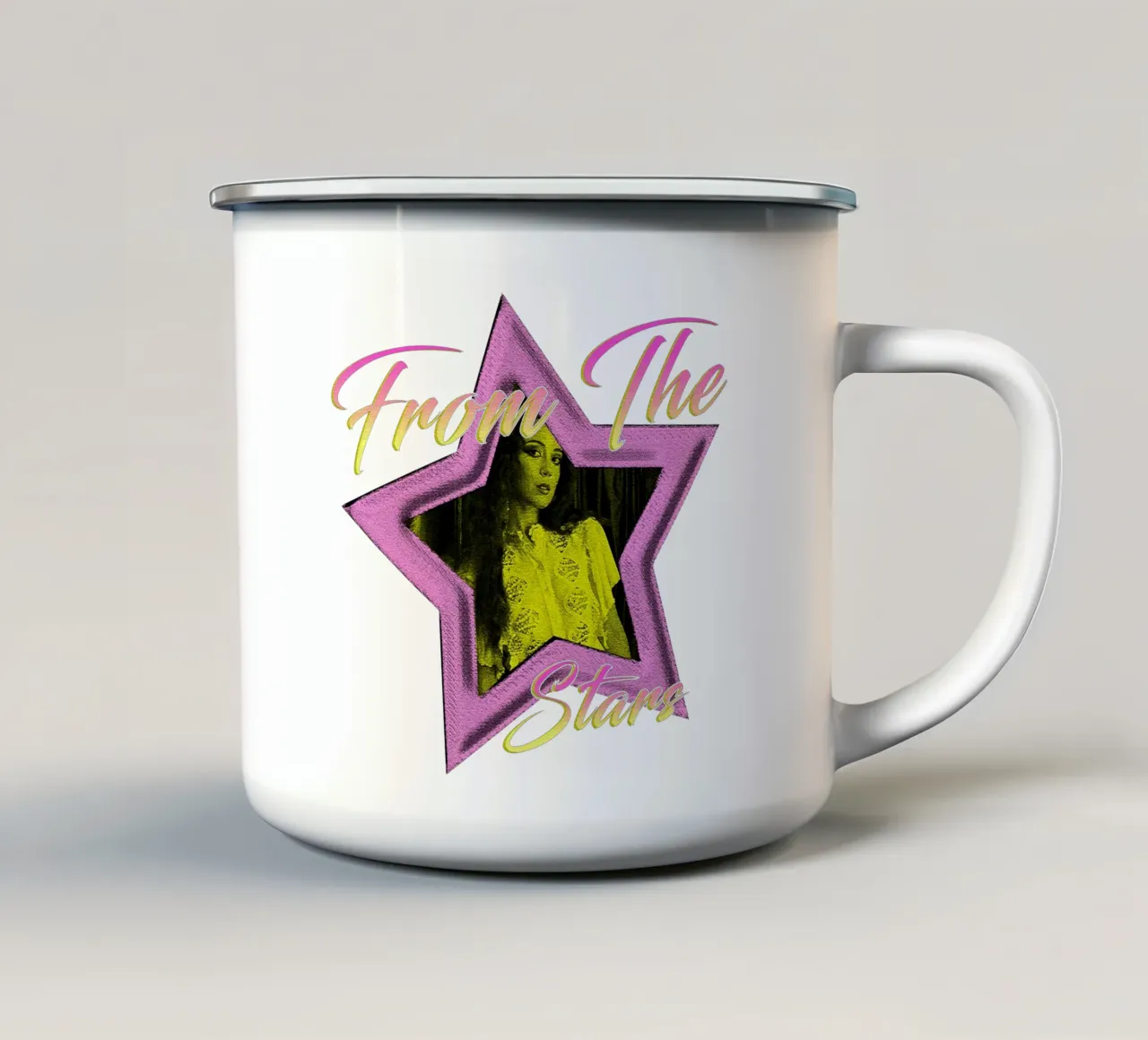Dalla Stella Laufey tazza in smalto da igoshdesigns