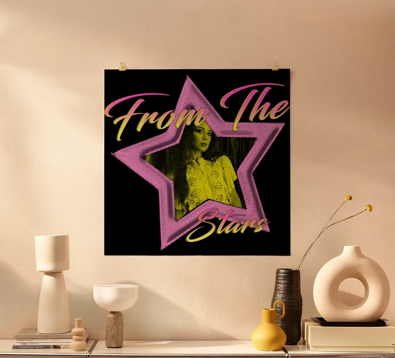 Dalla Stella Laufey poster con telaio in legno da igoshdesigns