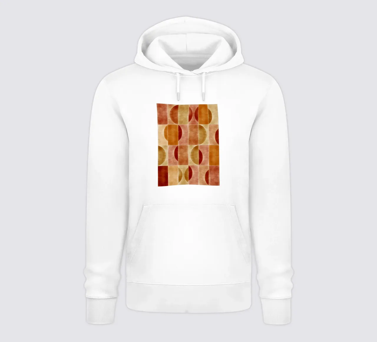 Velluto Fall Geometry felpa con cappuccio da designdn