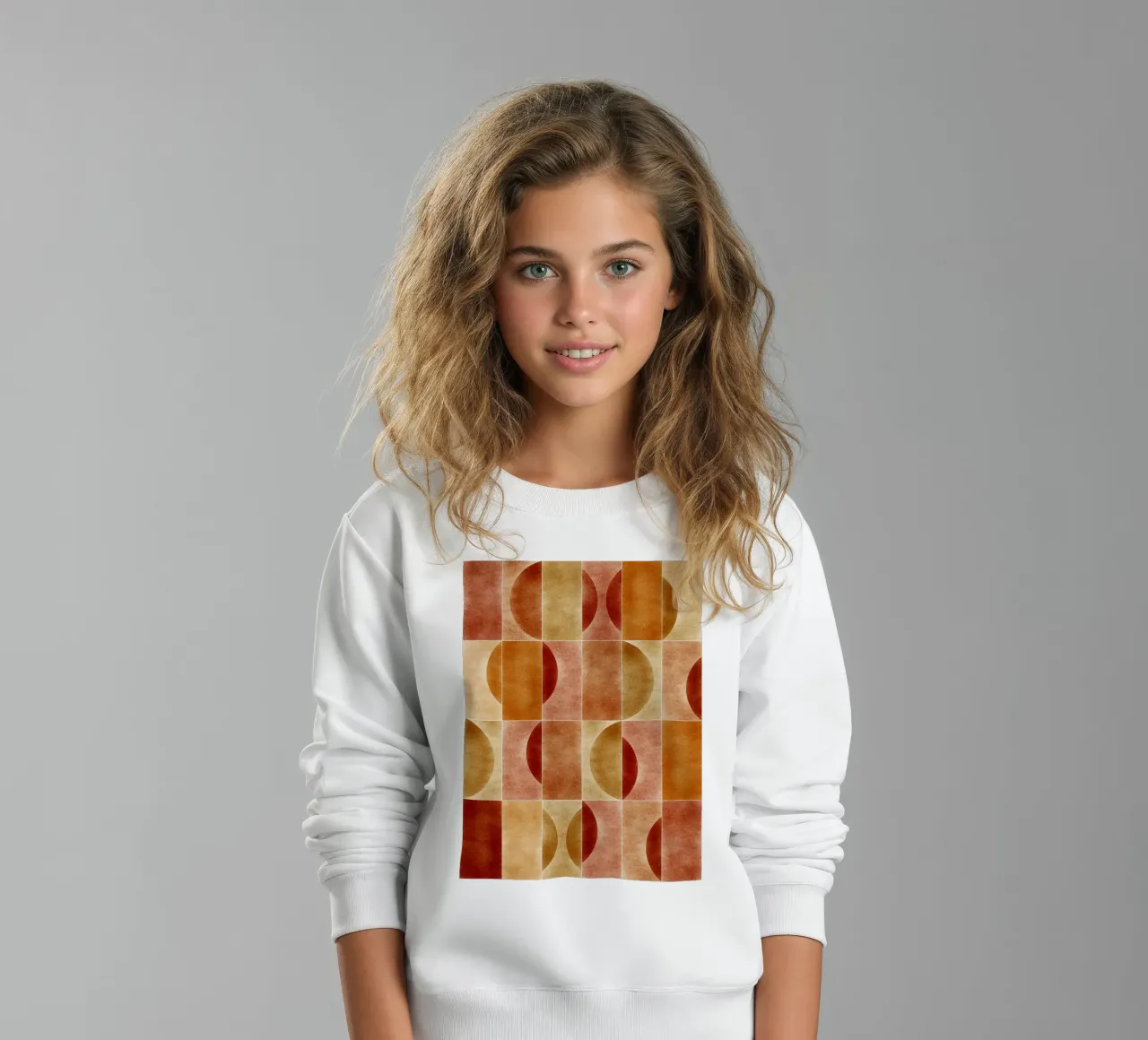 Velluto Fall Geometry felpa bambino da designdn