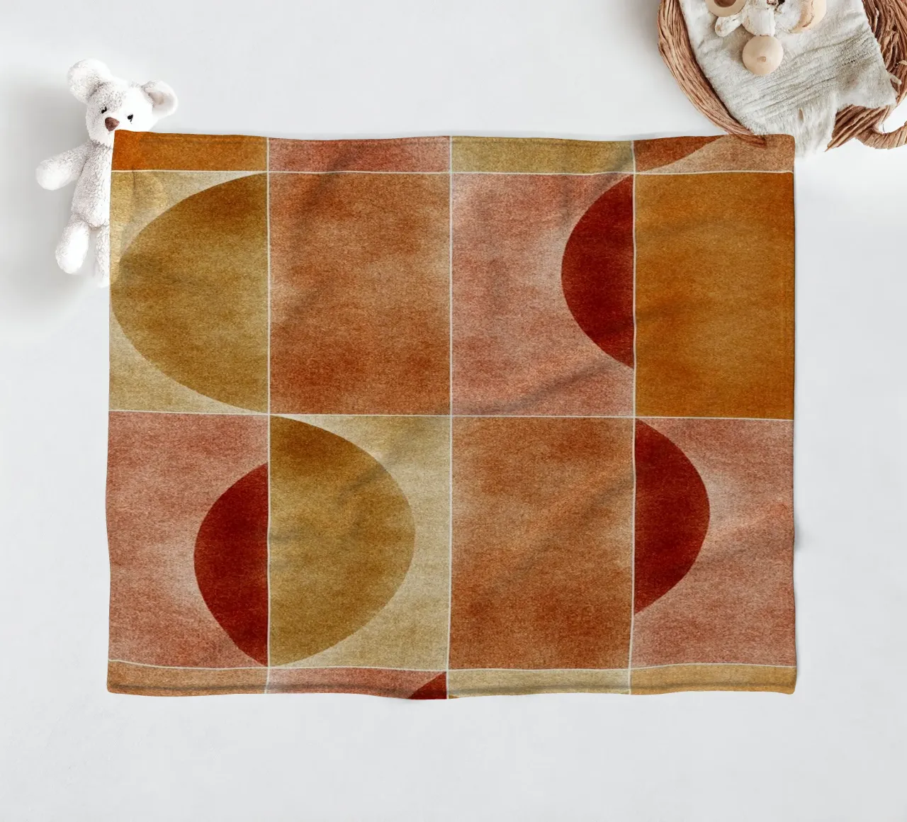 Velluto Fall Geometry coperta in pile da designdn