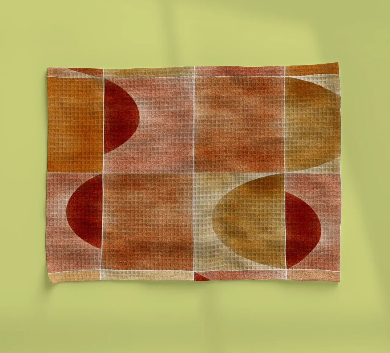 Velluto Fall Geometry canovaccio da cucina da designdn