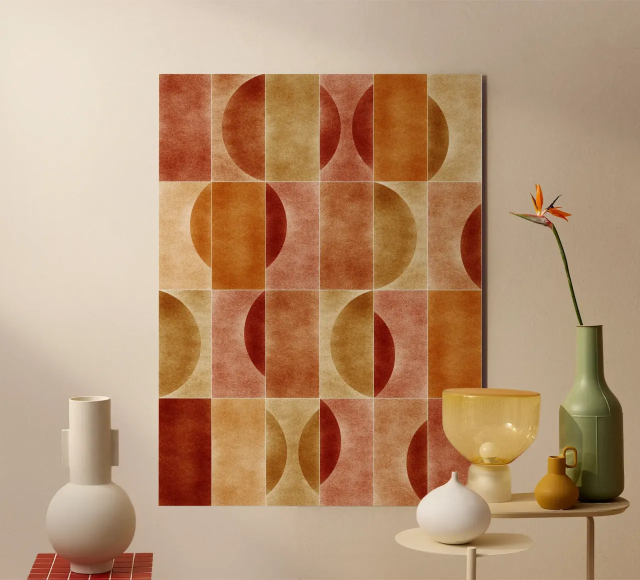 Velluto Fall Geometry alluminio dibond da designdn